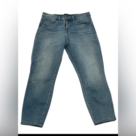 LUCKY BRAND MID Crop Ava Denim Jean Size 12/31 - Picture 1 of 4